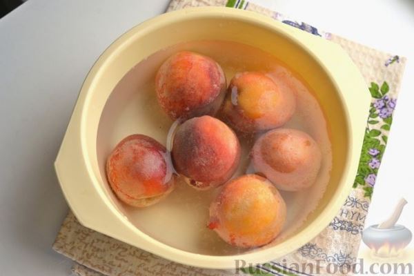 Консервированные персики в сиропе, без стерилизации
