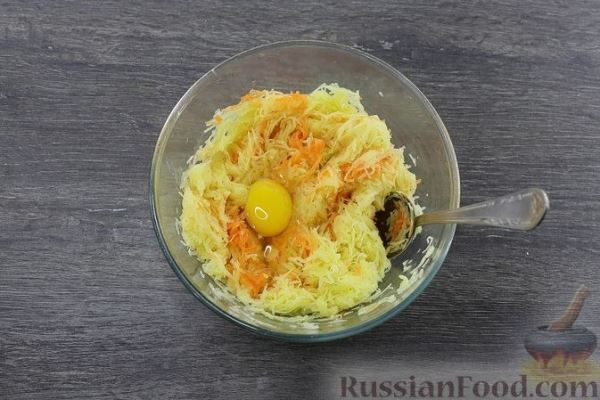 Драники с адыгейским сыром и морковью